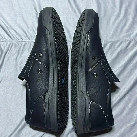 Nunn Bush Tour Work Plain Toe Slip On Loafers Black - Picture 8 of 8